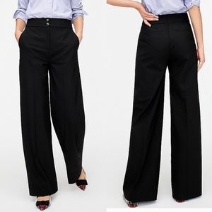 •J.Crew• Wide Leg High Waist Pant